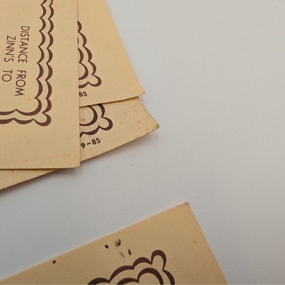 Vintage 80s Zinn’s Country Diner 4 Postcards Amos Denver Pennsylvania Dutch 9x6 - Picture 11 of 11